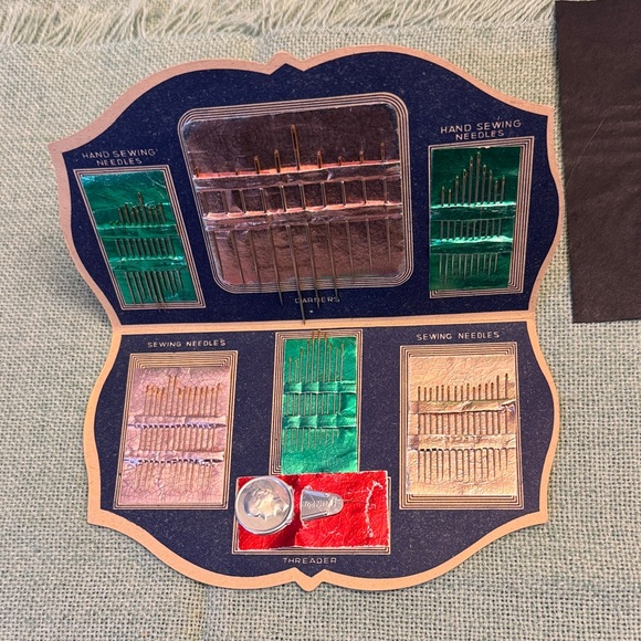 Vintage Needle Book with Colorful Graphics - Picture 3 of 16